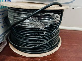 Coaxial Cable 18 AWG RG6 Quad shield - 500 Ft