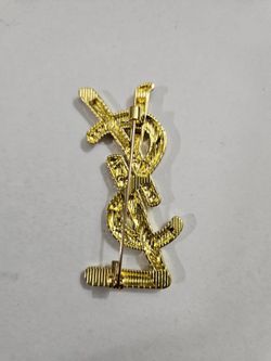 YSL Used Brooch Pin 