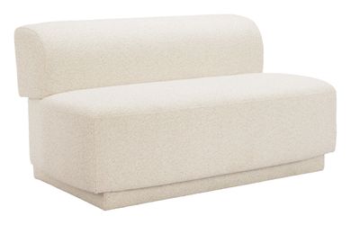 Anese Multigrain Beige Loveseat