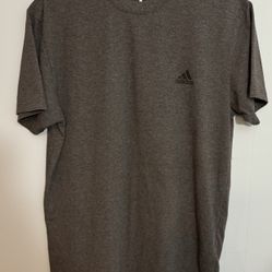 Mens Adidas Golf T Shirt, Size Medium. Gray.