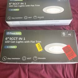 Brand New LED Recessed Lights – 6 Pack