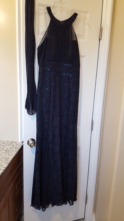 PROM DRESS NAVY BLUE