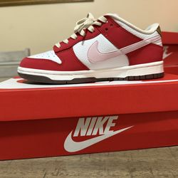 Nike Dunk Low Red Pink Size 8W / 6.5Y Worn Once Like New