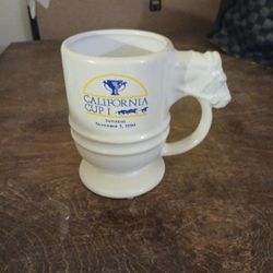 Vintage 1990 California Cup 1 Horse Mug
