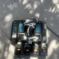 Makita Drill And Batteries