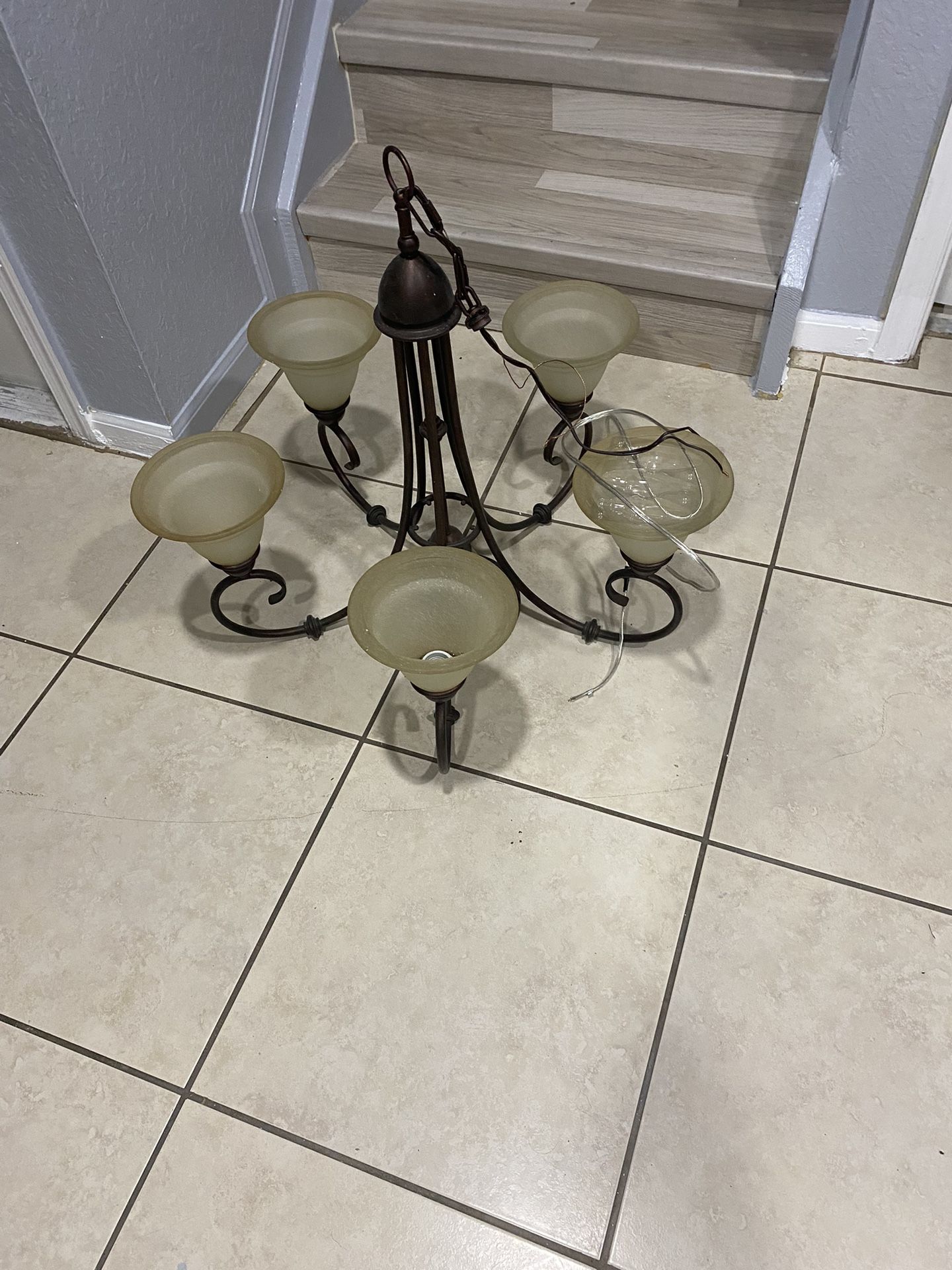 Bronze Dining Room Light