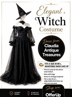 Witch Costume Dress and Choker