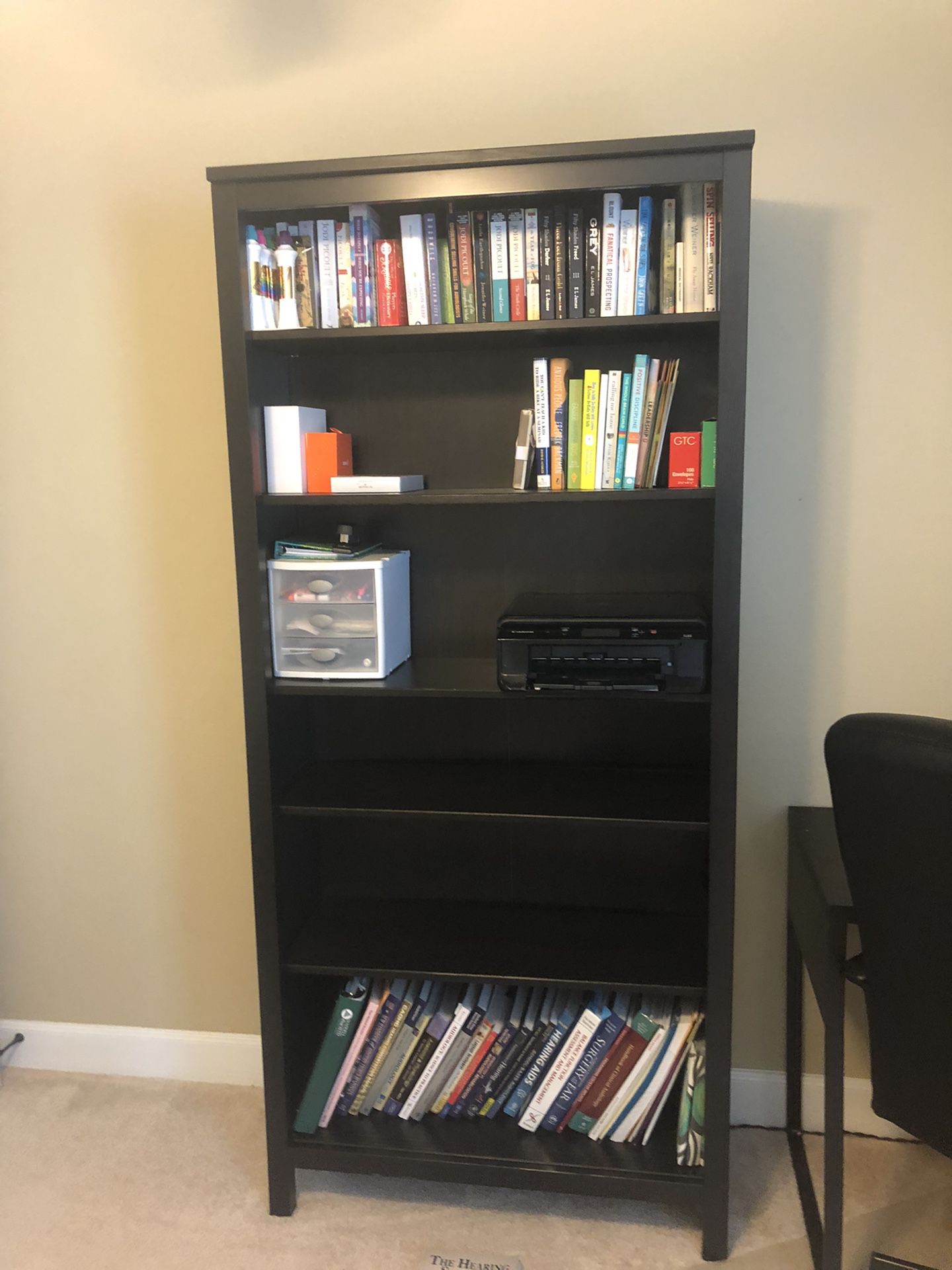 Corner Desk, Side Storage & Bookshelf
