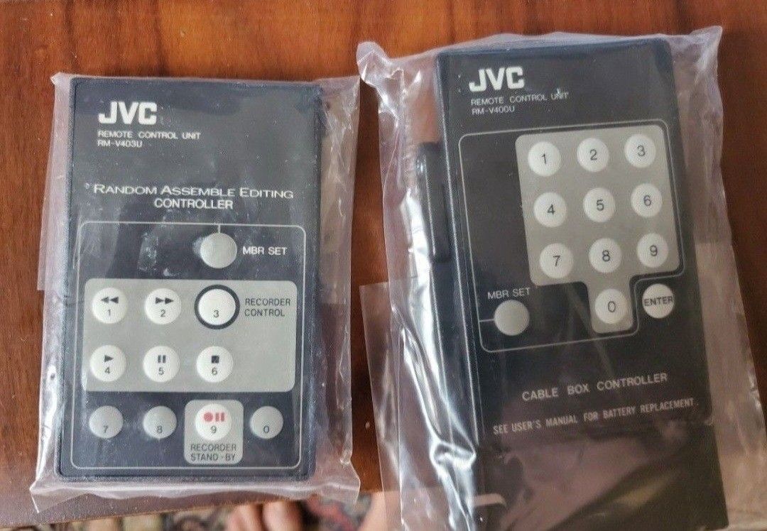 JVC RM-V403U And RM-V400U Remotes