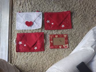 Pottery Barn Valentines Chair Backs And Picture Frame