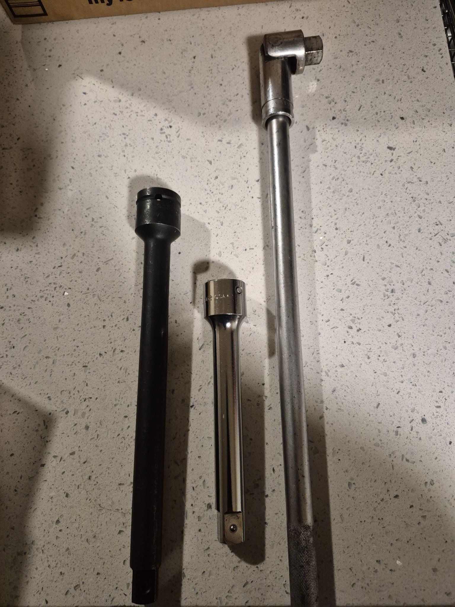 Snap On 3/4 Drive Breaker Bar And Extensions