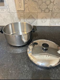 Revereware 4.5qt Stainless Steel Pot with Copper Bottom and Lid Revere-ware Pan