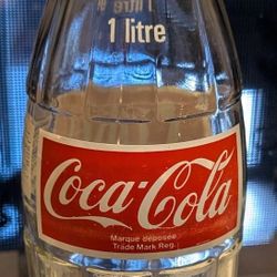 Vintage 1 Litre French/American Coke Bottle