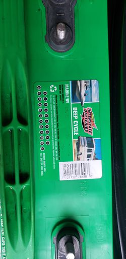 New Interstate batteries with cases. Barley used for power inverter for a van just sold