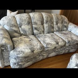 Two piece sofa set