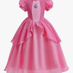 Pink Dress with Accessories for Girls - Pink Costume for Little Girls Dress Up 2-11 Years