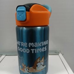 Zak Designs 14oz Bluey Stainless Steel Water Bottle