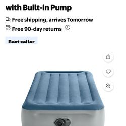 Intex Dura Beam Twin Built In Pump 