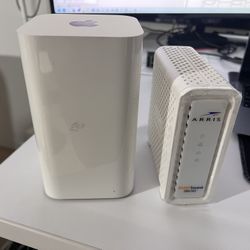 Modem + Apple Router