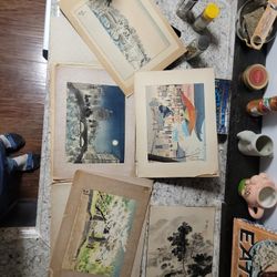 Japanese Wood Block Prints.