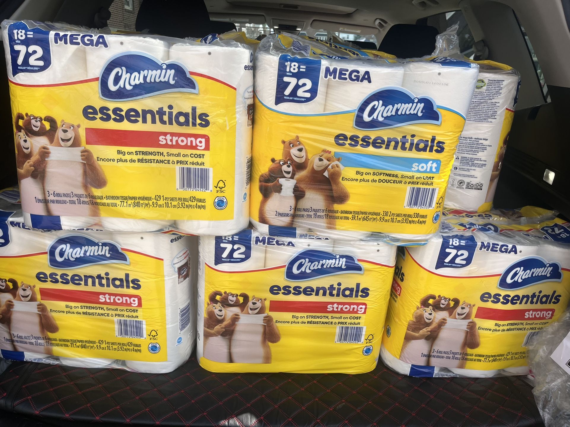 Charmin 18 Mega Roll Each Pack $15
