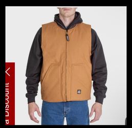 Berne Zip UP Work Vest XL