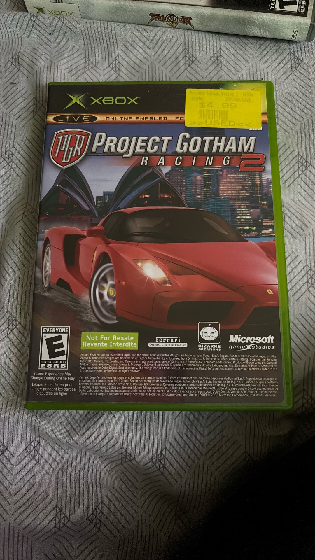 Project Gotham Racing 2 And Arcade Xbox