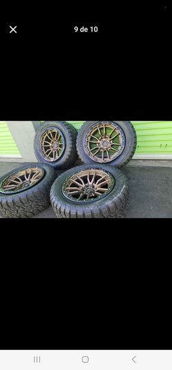 Wheel 20 6 Lugs 33x12.50r20 Allterrain new