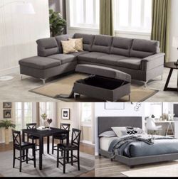3 ROOM PACKAGE DEAL WITH FREE QUEEN SIZE MATTRESSES NEW
