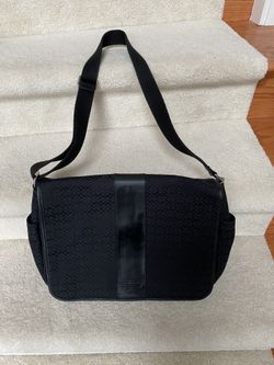 Black Coach Messenger bag