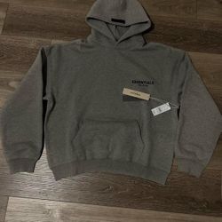 🔥 ESSENTIALS FEAR OF GOD DARK OATMEAL HOODIE – SIZE XL (NEW)