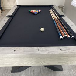 Solid wood slate billiard 8 ball pool table with cheap price for sale