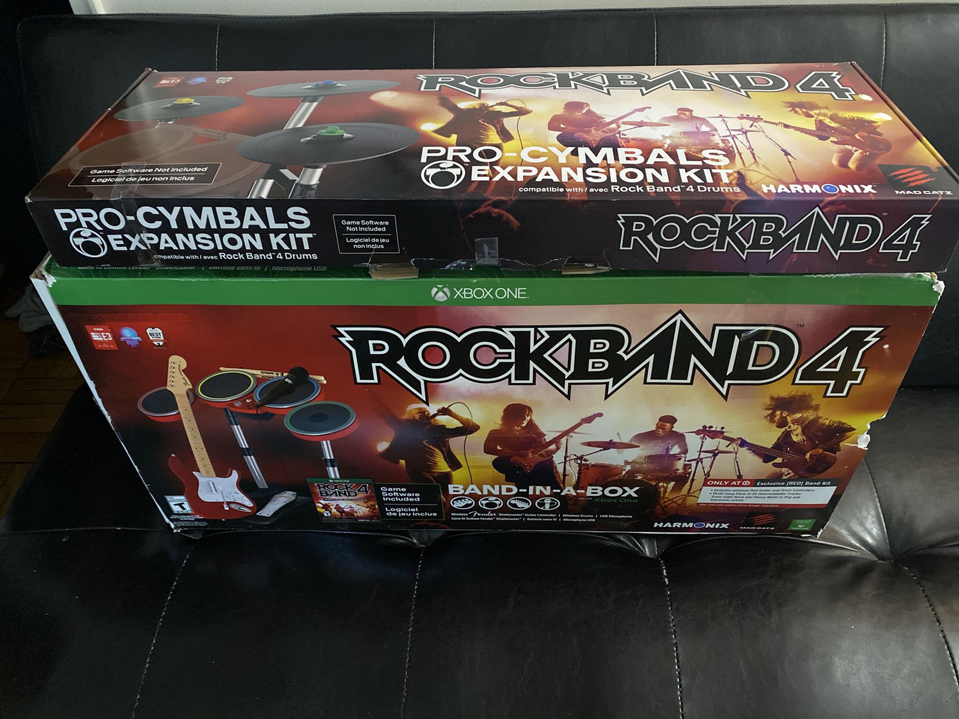 Xbox One Rock Band 4 Exclusive RED Band In-A-Box Bundle (EXTREMELY RARE)