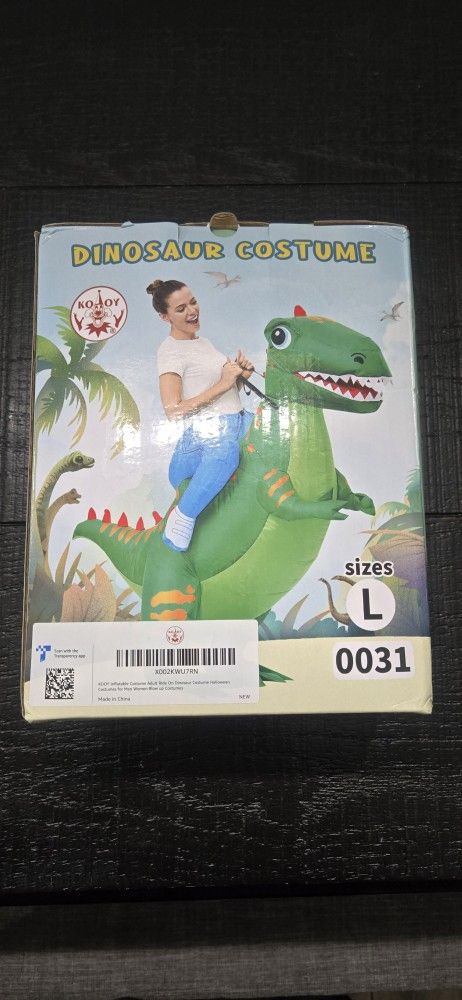 Adult Inflatable Costume Ride on Dinosaur