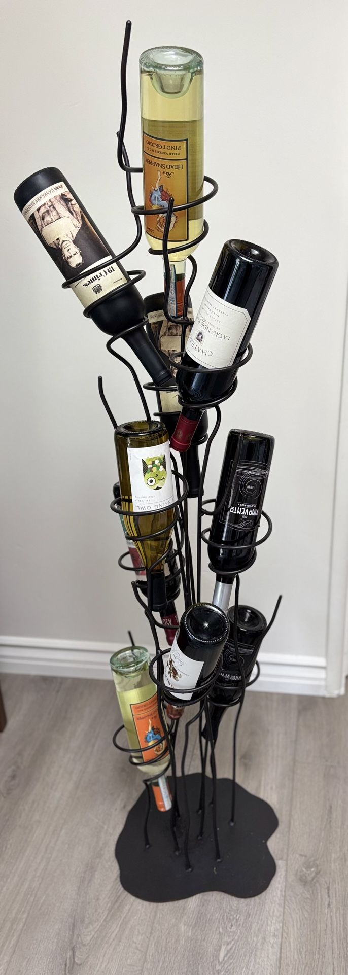 Standing Wine Rack. Custom Made.