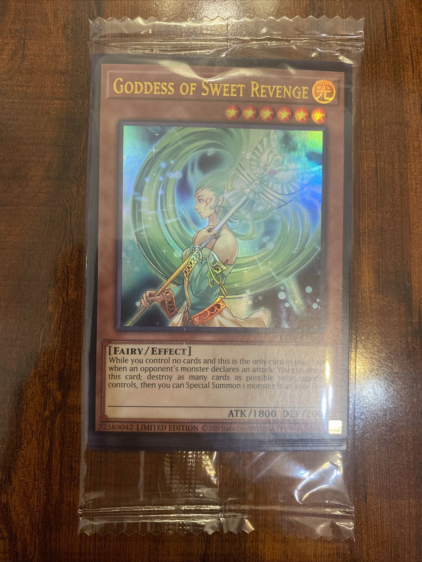Yugioh Goddess of Sweet Revenge Ultra Rare LC06 Promo Brand New/Sealed