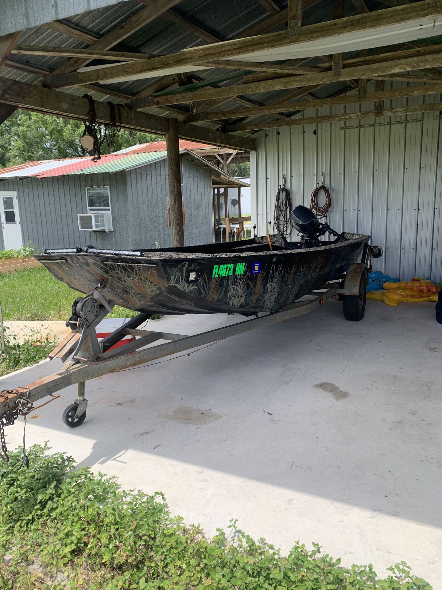 1996 Bass Tracker 16ft With Title
