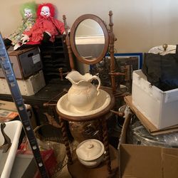 Wash Stand With Commode