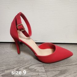 Red Womens High Heels New 