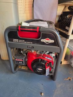 Briggs & Stratton 7500 Watt Portable Generator