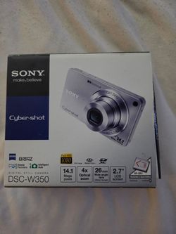 Complete Open Box Sony DSC-W350 Digital Camera