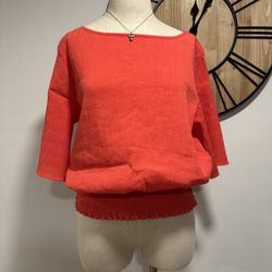 Michael Kors Short Sleeve Shirt Size Medium Womens Blouse Top