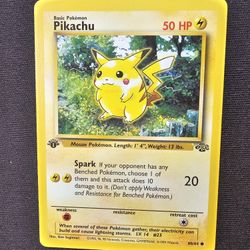 Pikachu 1st Edition Jungle