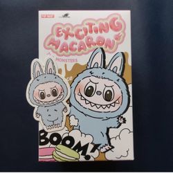 Labubu - Sea Salt Coconut The Monsters Exciting Macaron Plush Pendant Pop Mart