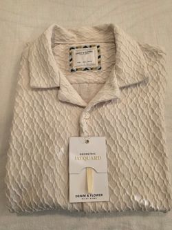 DENIM & FLOWER SHIRT L BRAND  NEW
