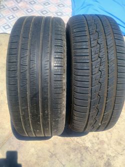 255/45/20 85-100% TREAD DOT 12/25 SET OF 2 HIGH PERFORMANCE TIRES