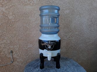 Oakland Raiders Miniature Ceramic Water Dispenser 