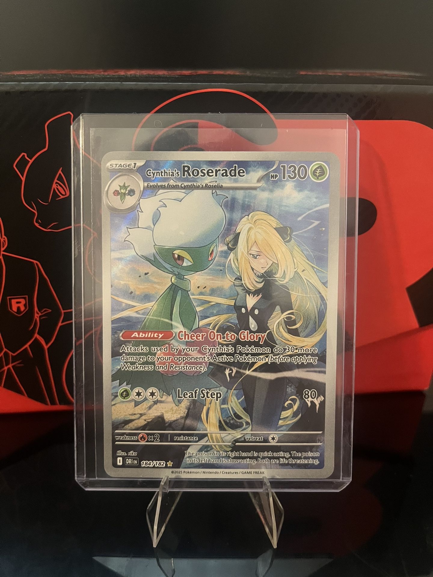 Cynthia’s Roserade IR 184/182 Destined Rivals - Near Mint Pokémon