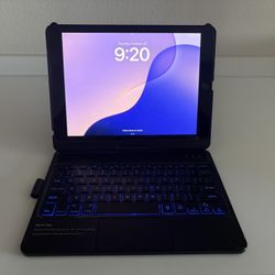 Apple iPad 10.2 Inch Screen 64 Gb With Keypad Like New