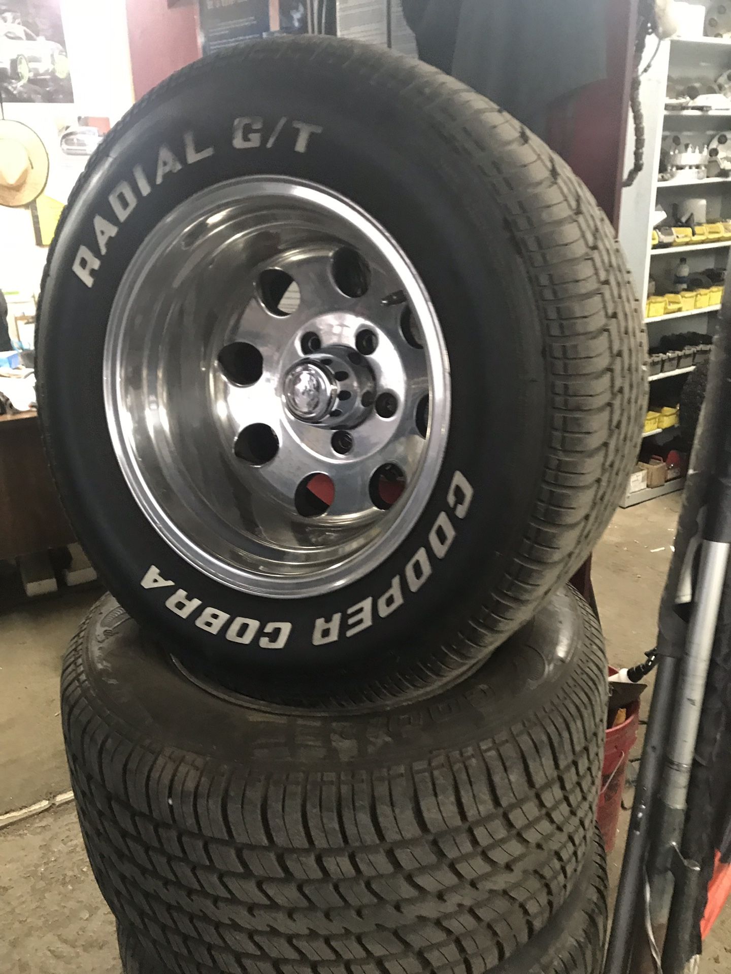Selling 15x10 inch rims and tire size 295-50-15 $650